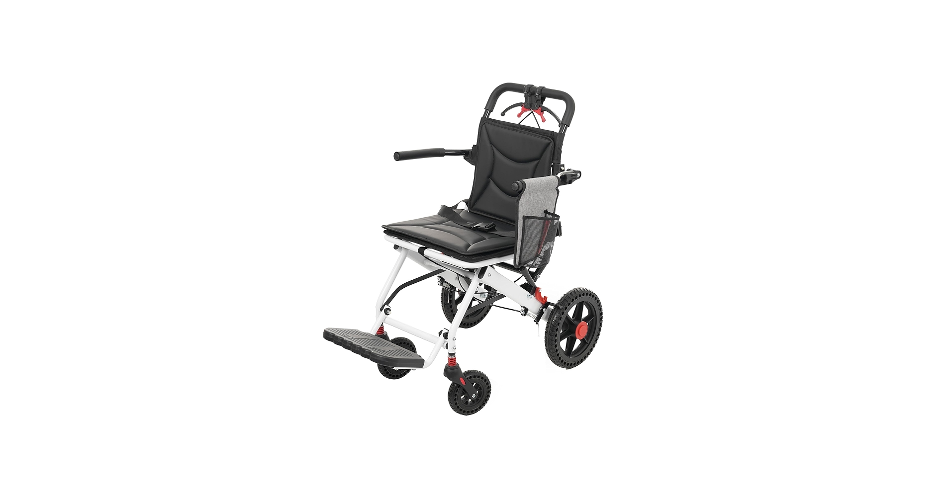 【新品】軽量アルミ製車椅子 機内持ち込み可 折り畳み式 耐荷重100kg ボナースストア+5%☆9/30迄】車椅子 アルミ製 軽量 機内持ち込み