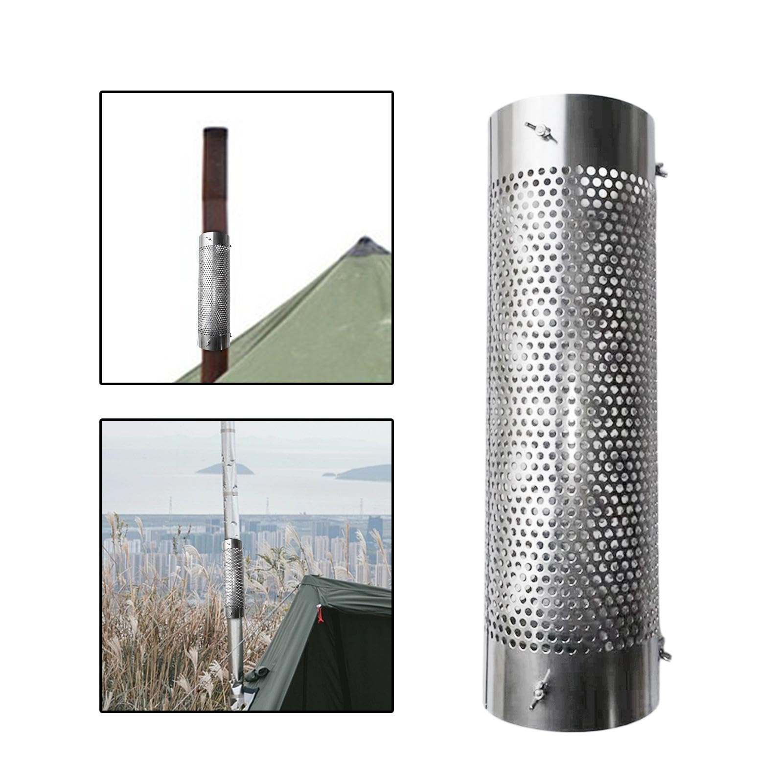 Ofenrohr Funkenfänger Aus Edelstahl - Für Zeltöfen & Kamine