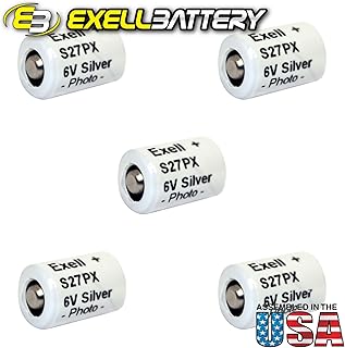 5pc Exell S27PX 6V Silver Oxide Battery EPX27 V27PX 4NR43 KX27 HS3C