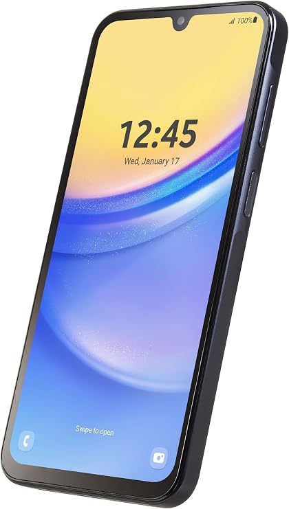 Verizon Prepaid Samsung Galaxy A15 5G, 64GB Prepaid Smartphone, 6.5 FHD+ Super AMOLED Display, 50MP Triple Camera, Long Lasting Battery, Android 14, Black - Locked to Verizon Prepaid