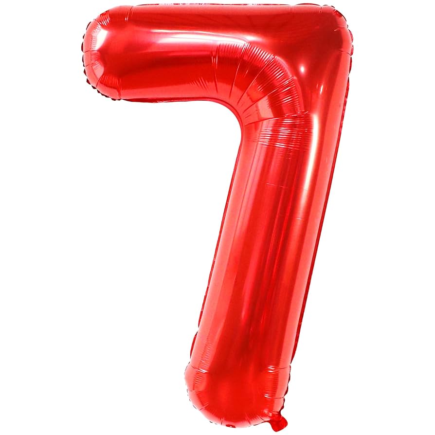 Bloonページ Amazon.com: Purple Number 7 Balloon 40 Inch, Big Large Foil