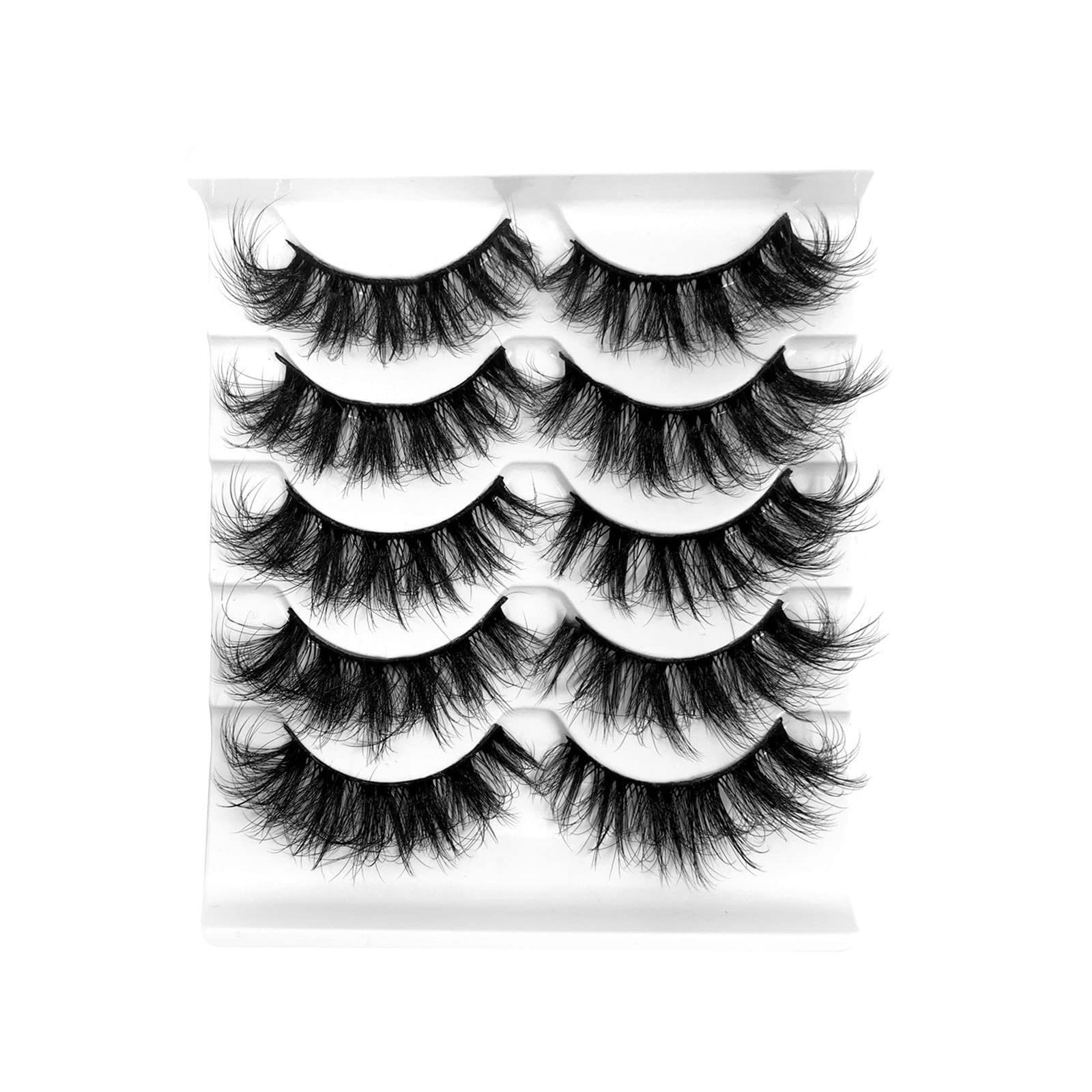 Eyelash Kits for Starters 8D Multipack Fake Style Lashes Faux Mink Lashes Pack Eyelashes 10 False Pairs Volume