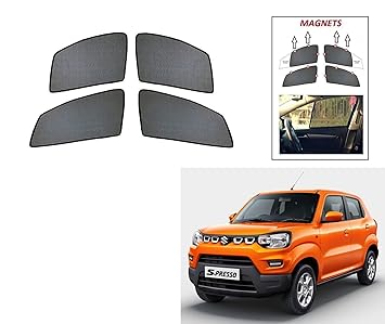 Kozdiko Car Half Magnetic Sunshades Curtain for Maruti Suzuki S-Presso