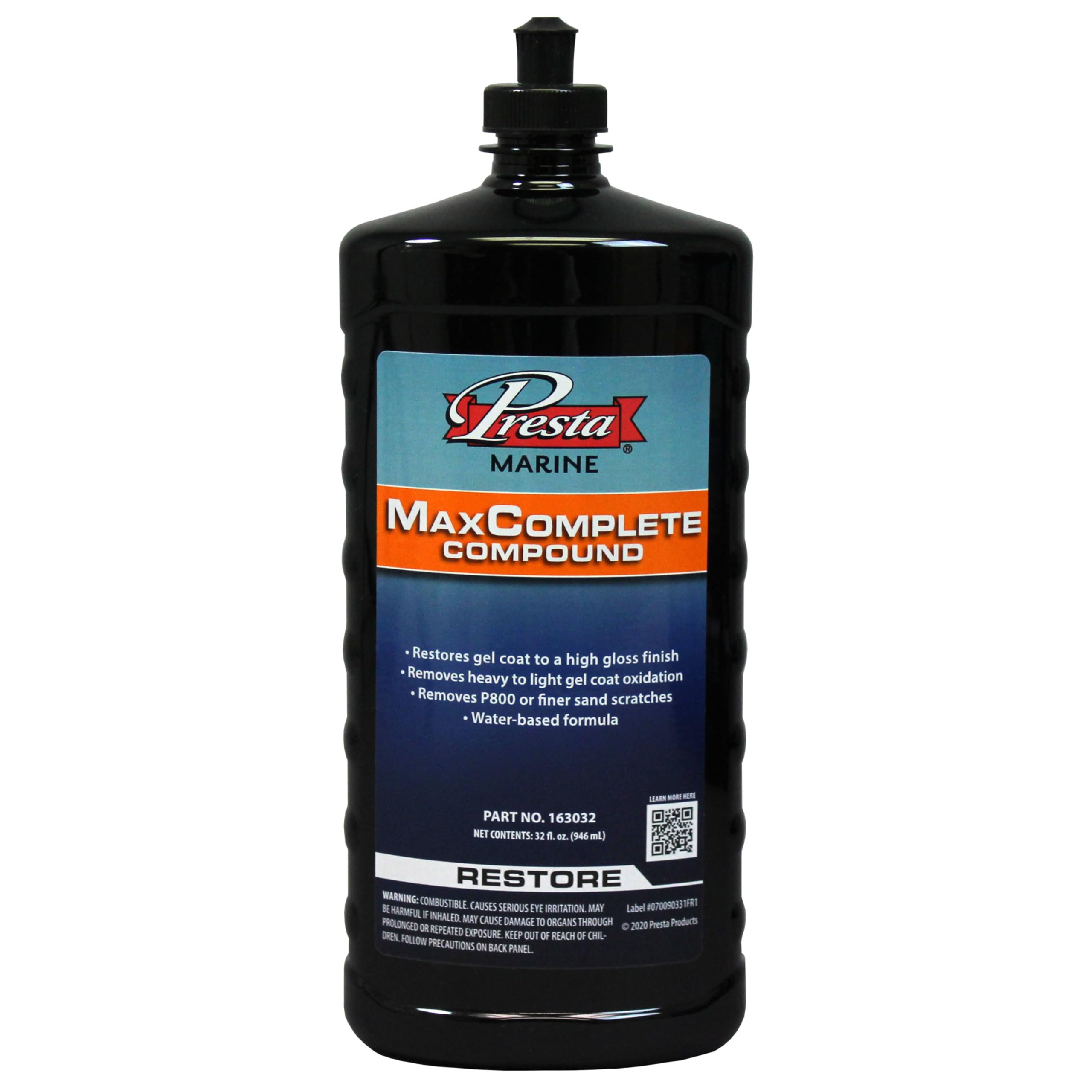 Amazon.com: Presta MaxComplete Rubbing Compound for Marine and