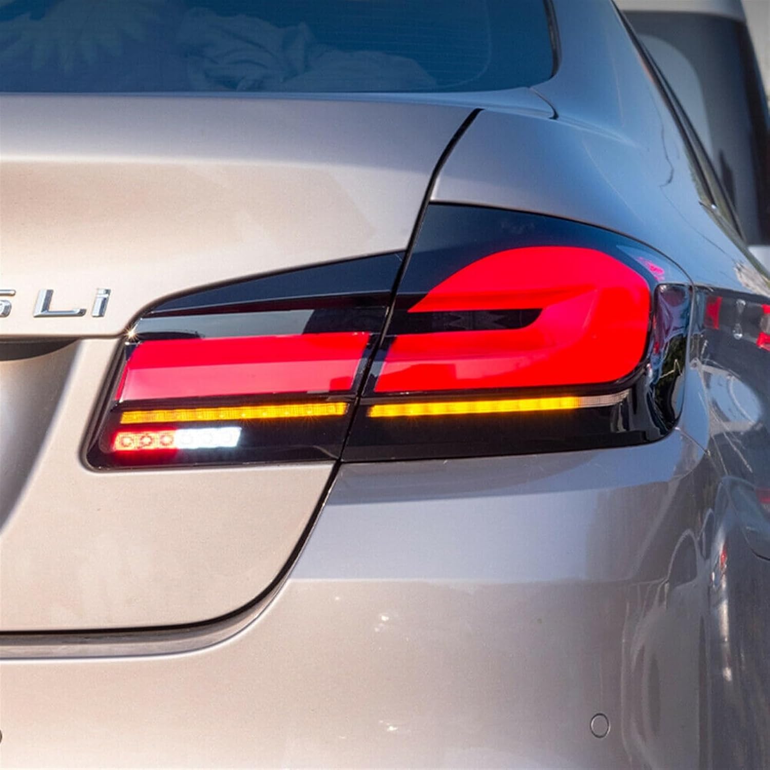 Car Accessories Led Tail Lights LCI Compatible with BMW 5 Series F10 F18 2011-2017 Plug and Play Animation Rear Lamps DRL Signal Automotive