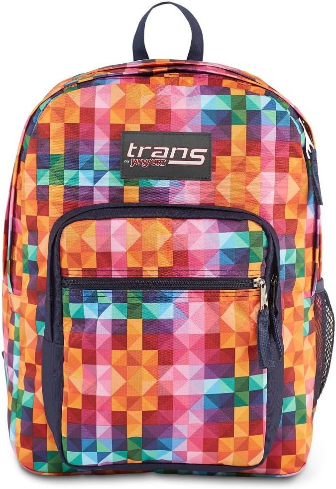 Trans by Jansport Supermax Multi Spectrum Multi Color Backpack