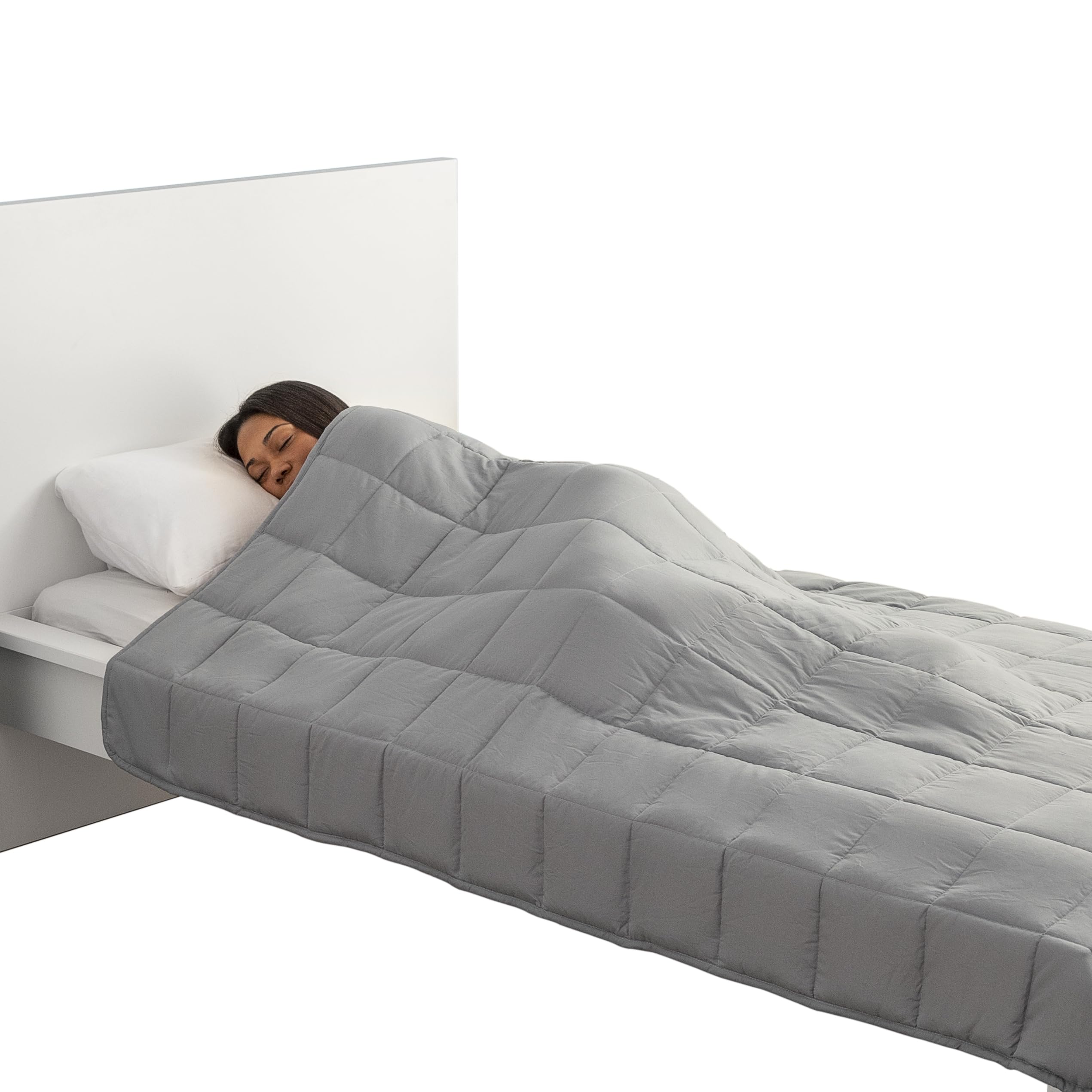 InnovaGoods® Manta termica Multicapa (5 capas),Acolchado de poliéster y Perlas de vidrio, Alivio, descanso, relajación y bienestar, ideal para usar en el sofa para un sueño más confortable y reparador