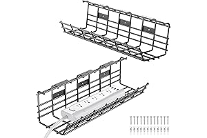 Under Desk Cable Management Tray
