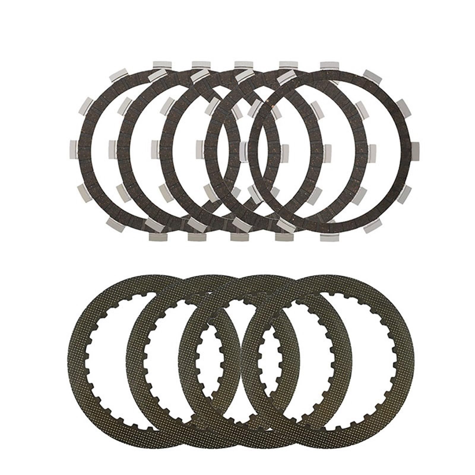 Disco Frizione Moto Adatto per Suzuki DR250S VL250 GN250 GN250E GW250 GZ250 TU250 SW-1 NJ45A Moto Frizione Piatti e Piastra di Attrito In Acciaio