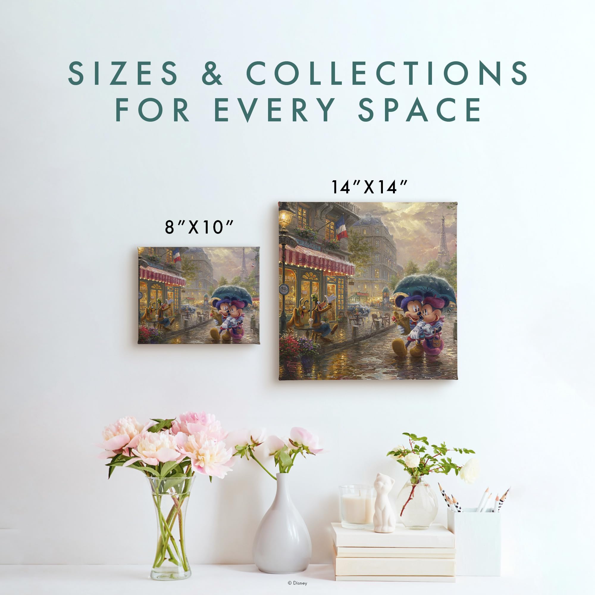 Amazon.com: Thomas Kinkade Mickey and Minnie in Paris 14
