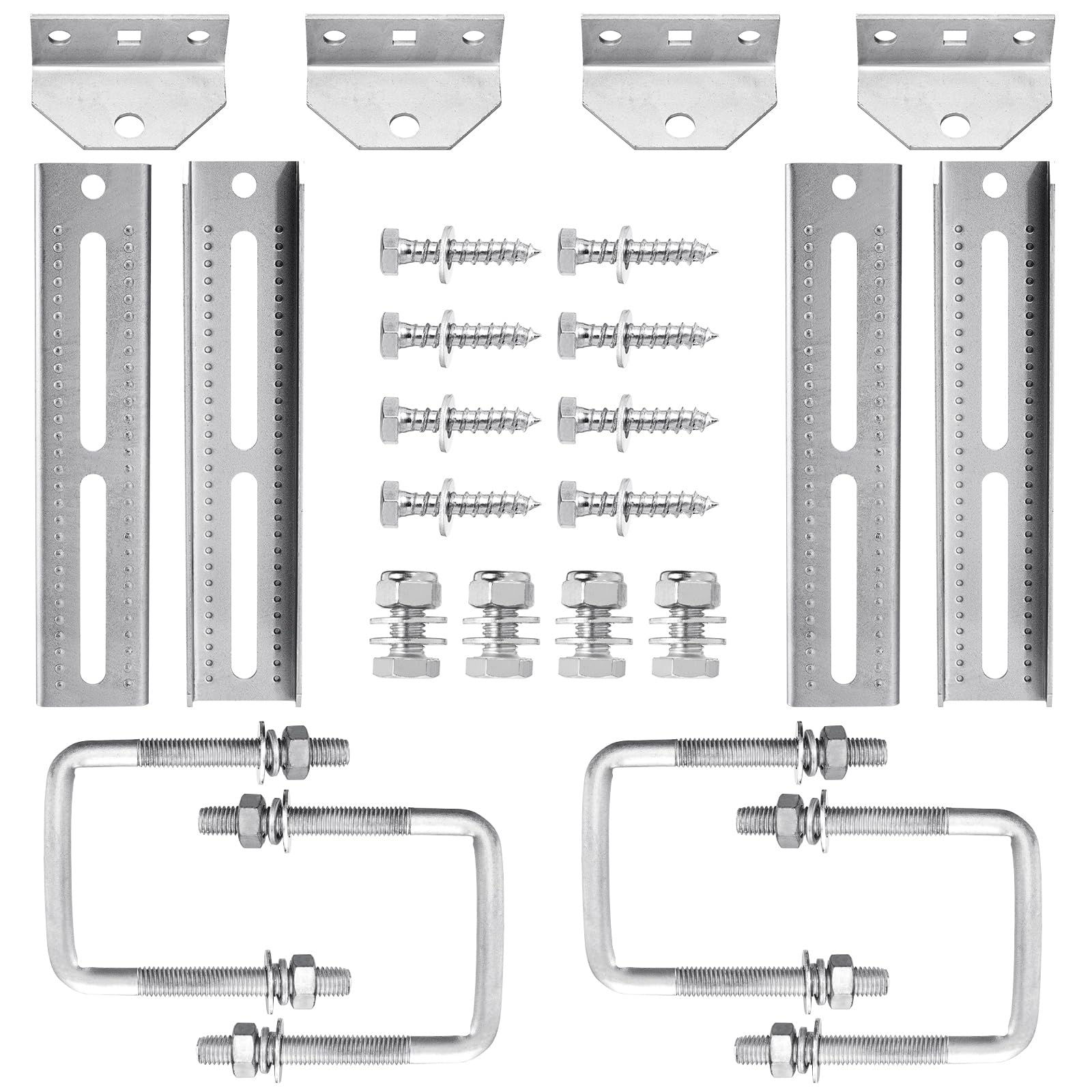 Racewill 4 Pack 12 Inch Boat Trailer Bunk Brackets