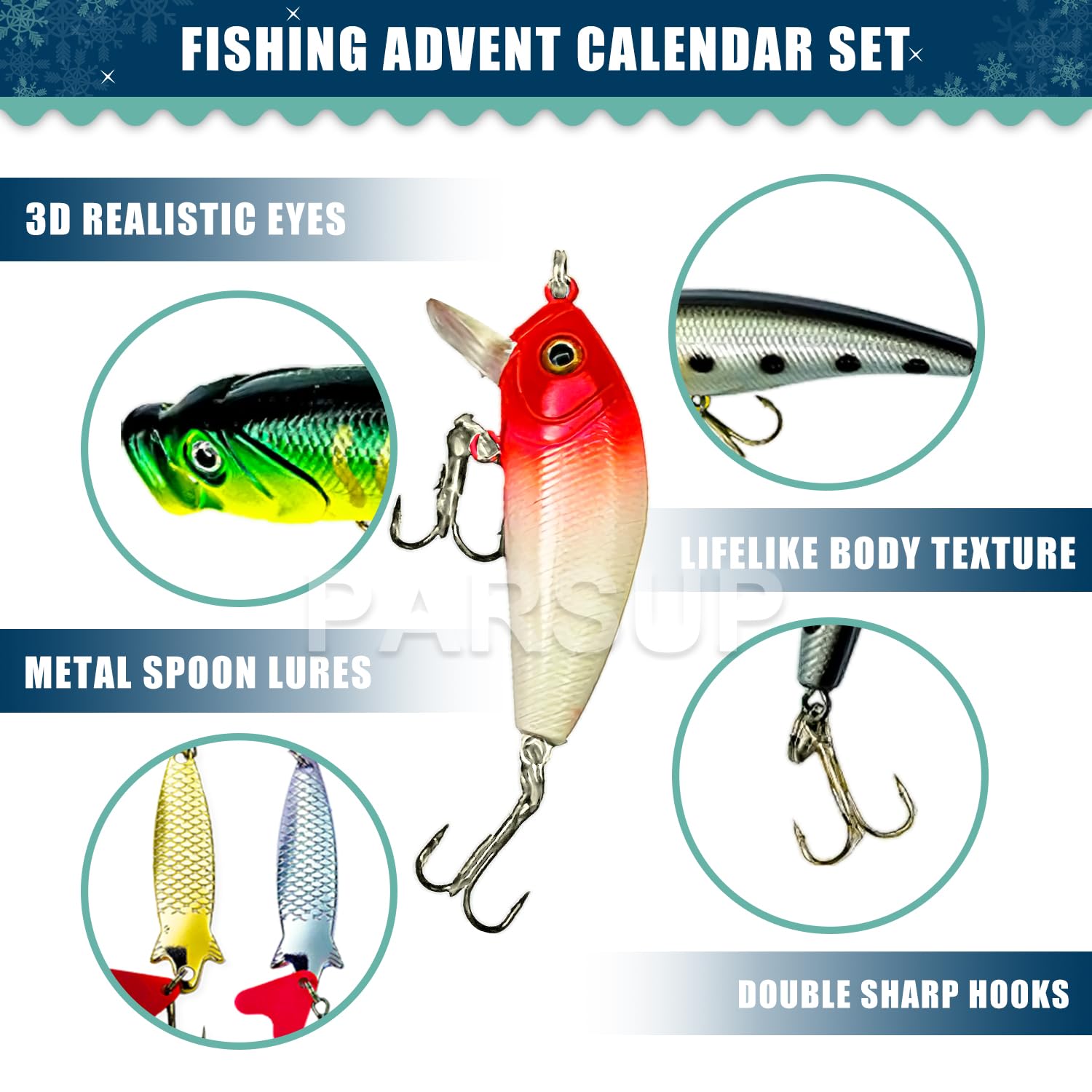 Amazon.com: Advent Calendar Fishing Christmas Countdown - 12 Days Fishing Lures Set for Fisher Adult Men - 2025 Xmas Surprise Gift for Father, Grandpa : Home & Kitchen Amazon.com: Advent Calendar Fishing Christmas Countdown - 12 Days Fishing Lures Set for Fisher Adult Men - 2025 Xmas Surprise Gift for Father, Grandpa : Home & Kitchen