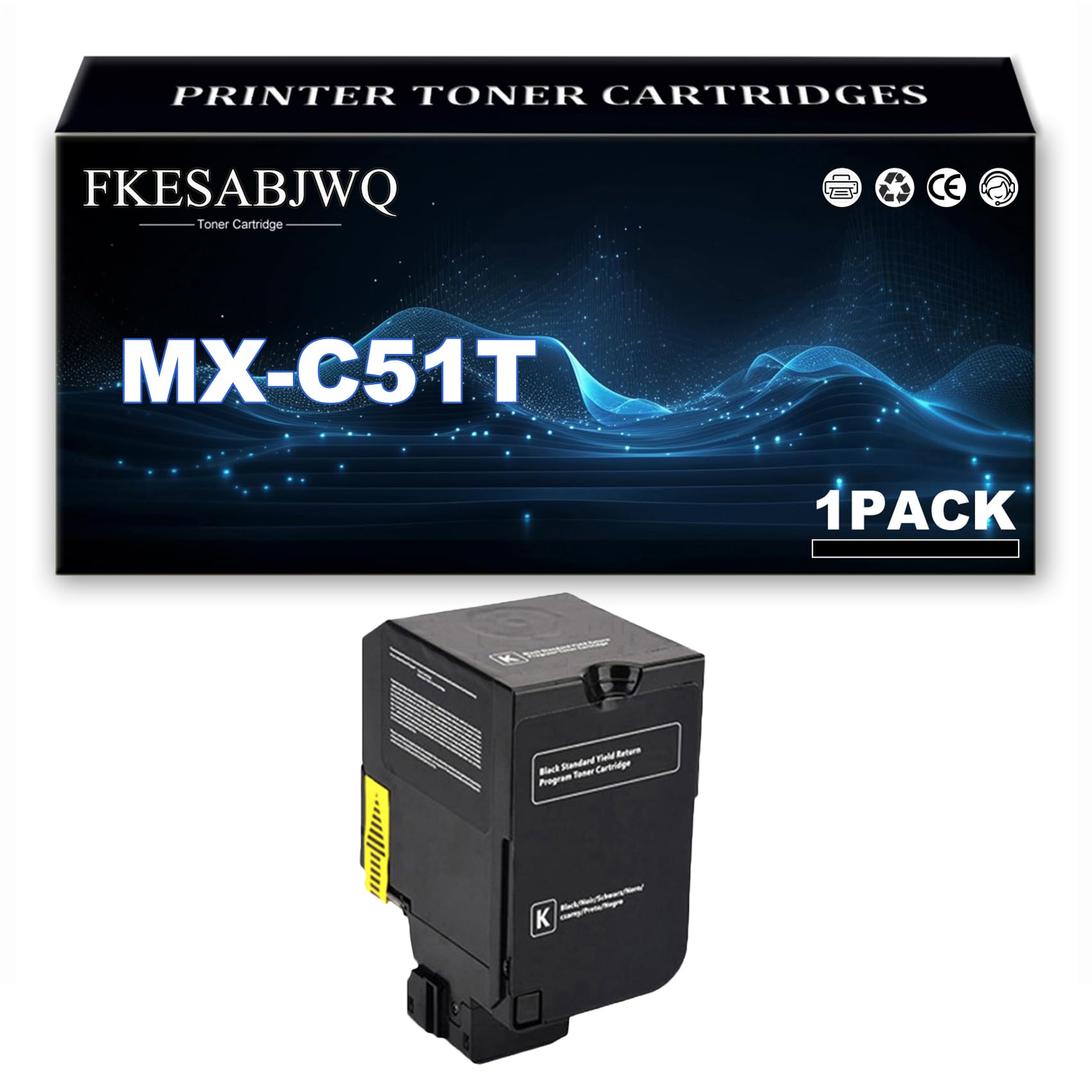 Cartuccia Toner MX-C51T per Sharp MX-C507P Stampante