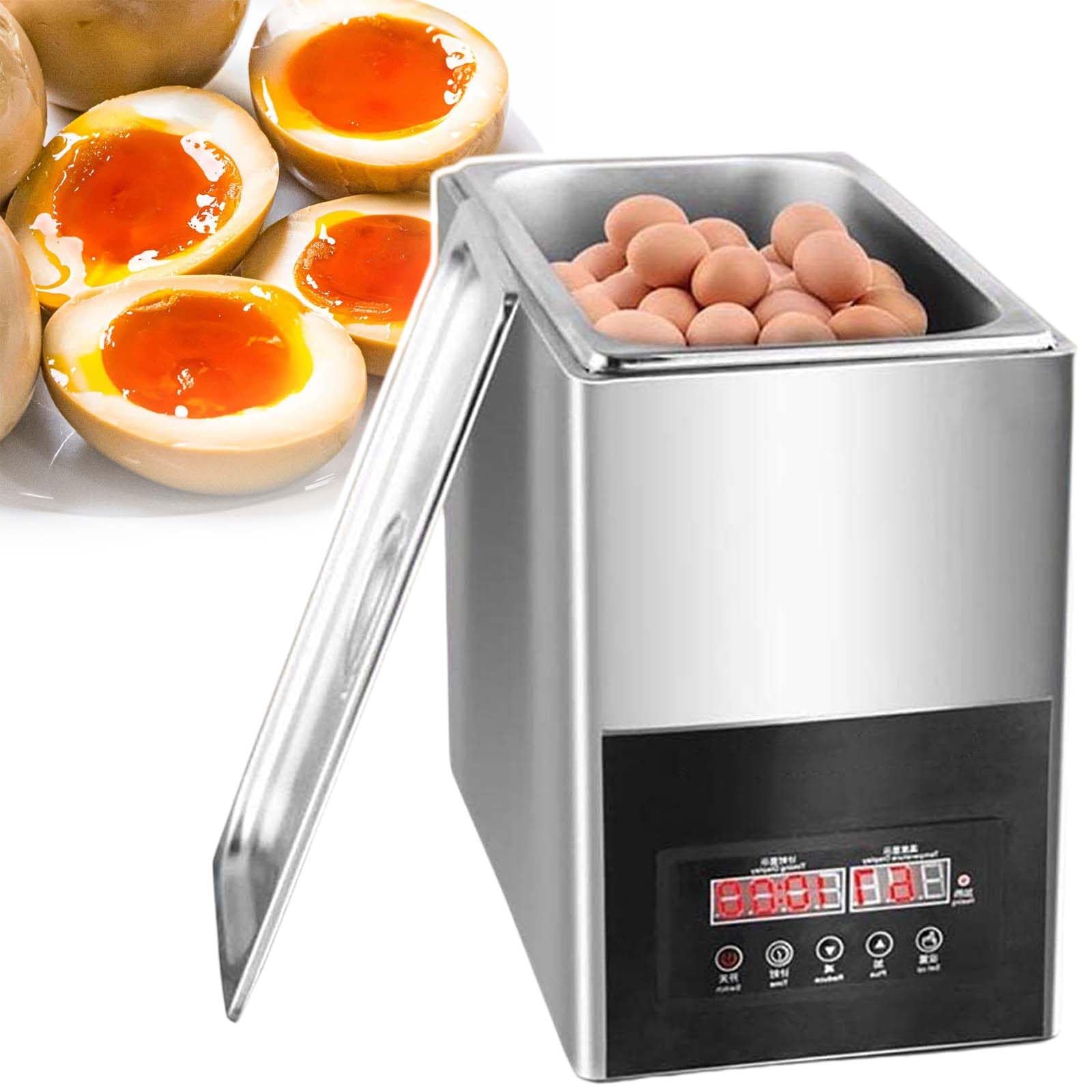 vnmudzeo Commercial Hot Spring Egg Cooker,Intelligent Temp Control,50 Capacity Automatic Restaurant Egg Boiler,0 to 99 min Timer