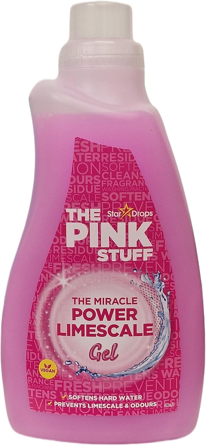 The Pink Stuff Miracle Power Limescale Gel for Washing Machine 1L