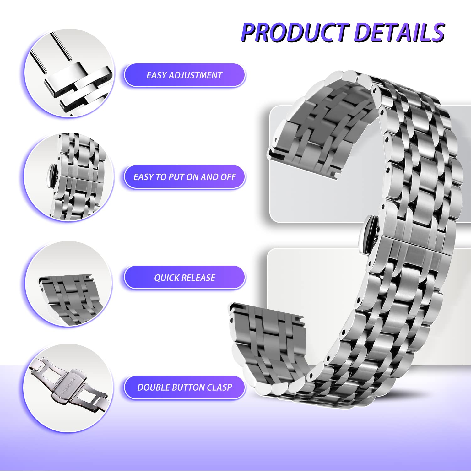Songsier Cinturino Compatibile con Huawei Watch GT2 42mm/GT 3 Pro 43mm/GT 3 42mm, Cinturino di Ricambio da 20 mm per Honor Watch Magic 2 42mm/Galaxy watch 3 41mm/Galaxy Watch Active/Active 2