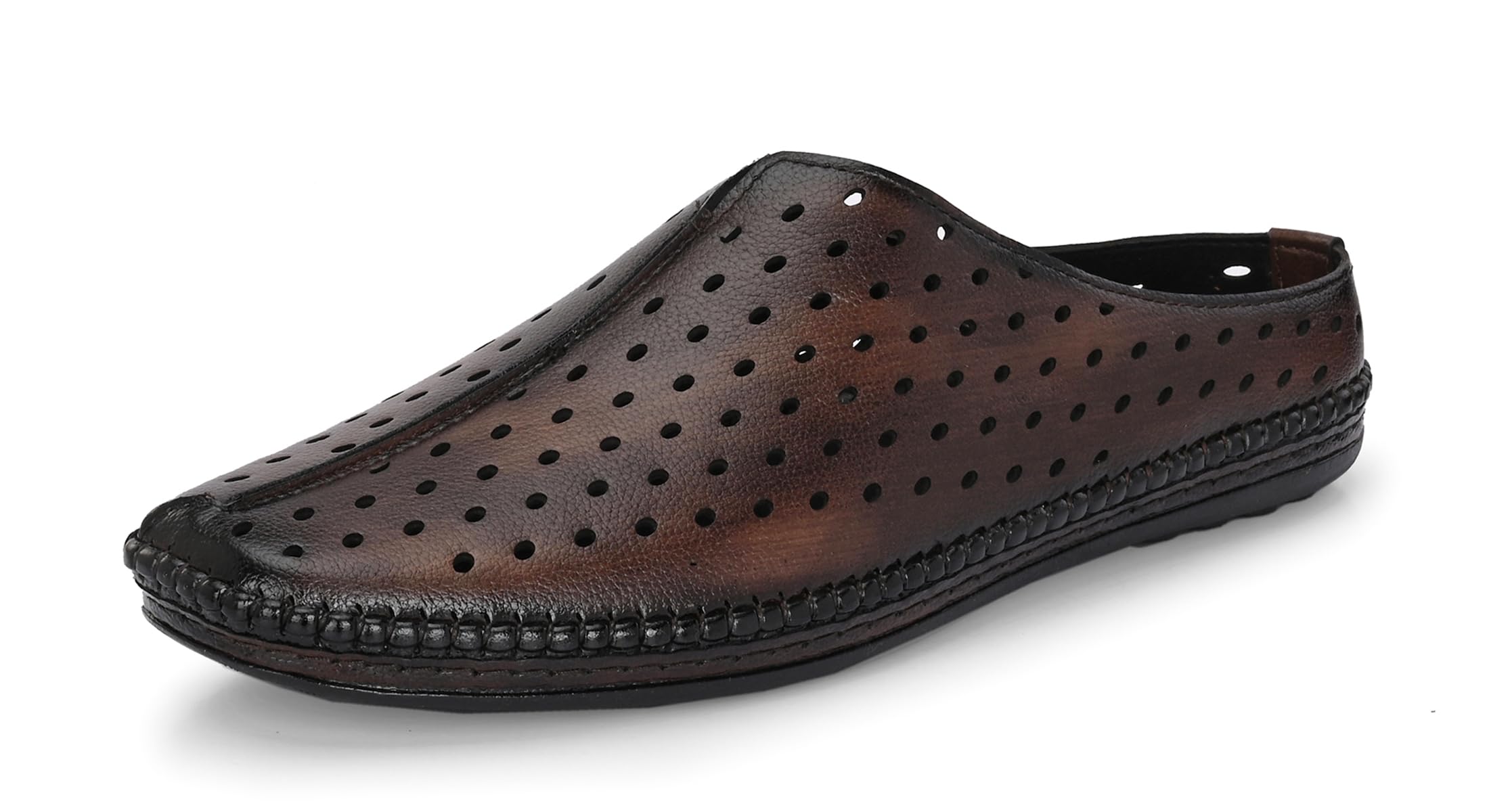 Server Loafers for Men | Mules Clogs Open Back Loafers | Party Ethnic Wear Shoes | Mens Casual Stylish Shoes | Comfortable Fashion Shoes with TPR Sole Brown (B0DG2ZF71T) Amazon Price History, Amazon Price Tracker