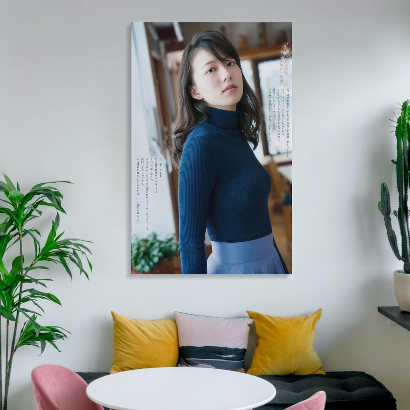 Amazon.co.jp: 阿部華也子水着セクシー写真ポスターアートパネル 印刷