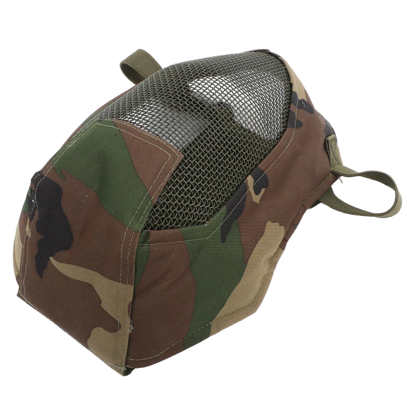 Maschera Integrale Sportiva Traspirante Protezione Viso Antiurto Tessuto Oxford Design Rete Sicura Indossare Esterno Portatile Pratica