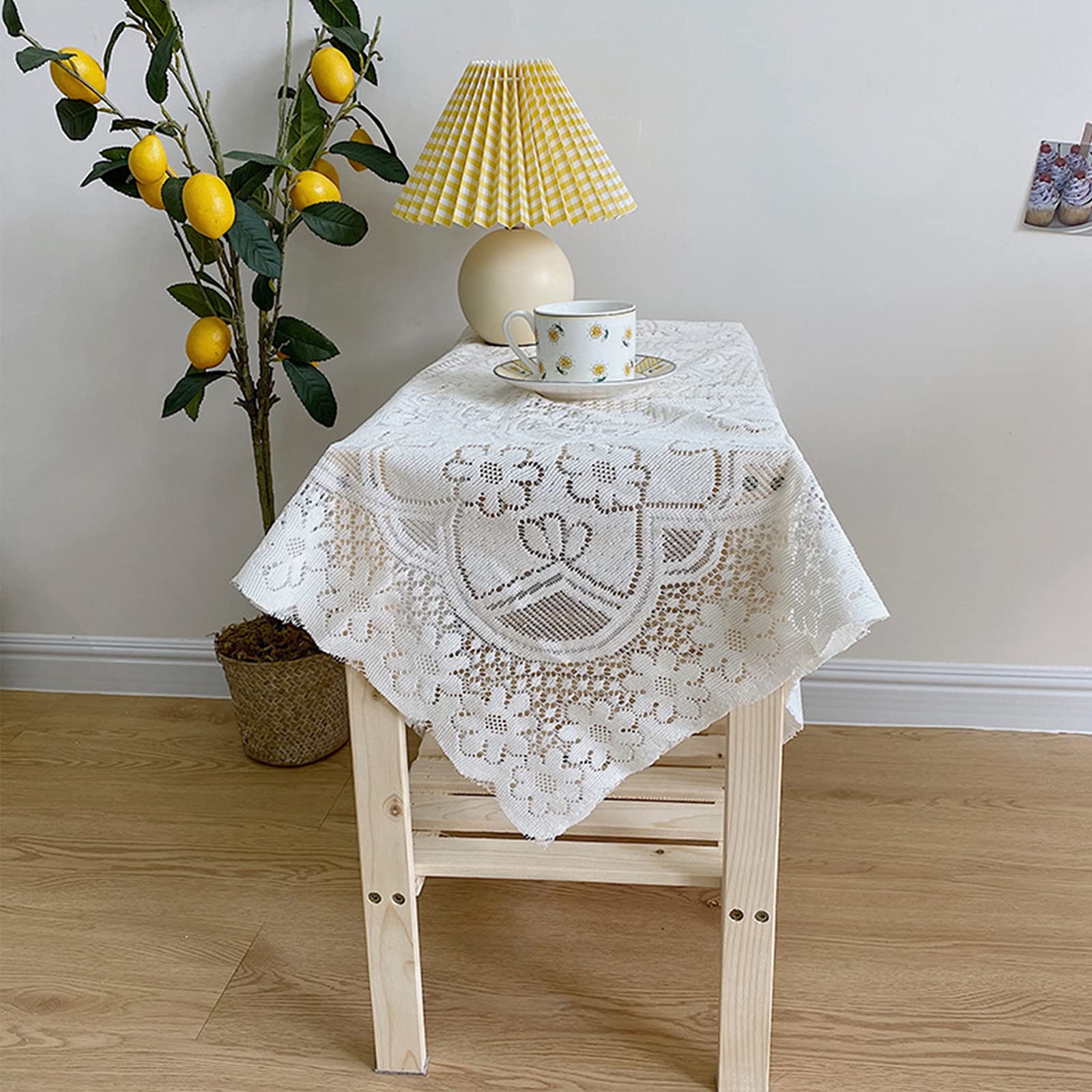 Nappe De Table Basse De Style Européen En Dentelle Pour Salle à