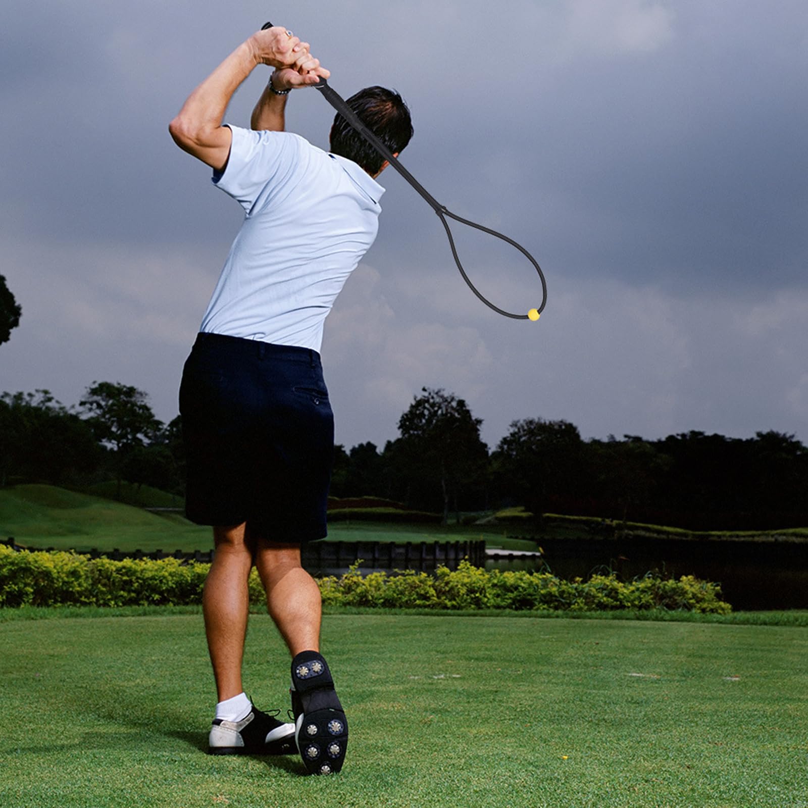 Herramienta de entrenamiento de golf, herramienta de entrenamiento para corrección de posturas, agarre de mano, corrector de posturas, swing, cuerda de ejercicio