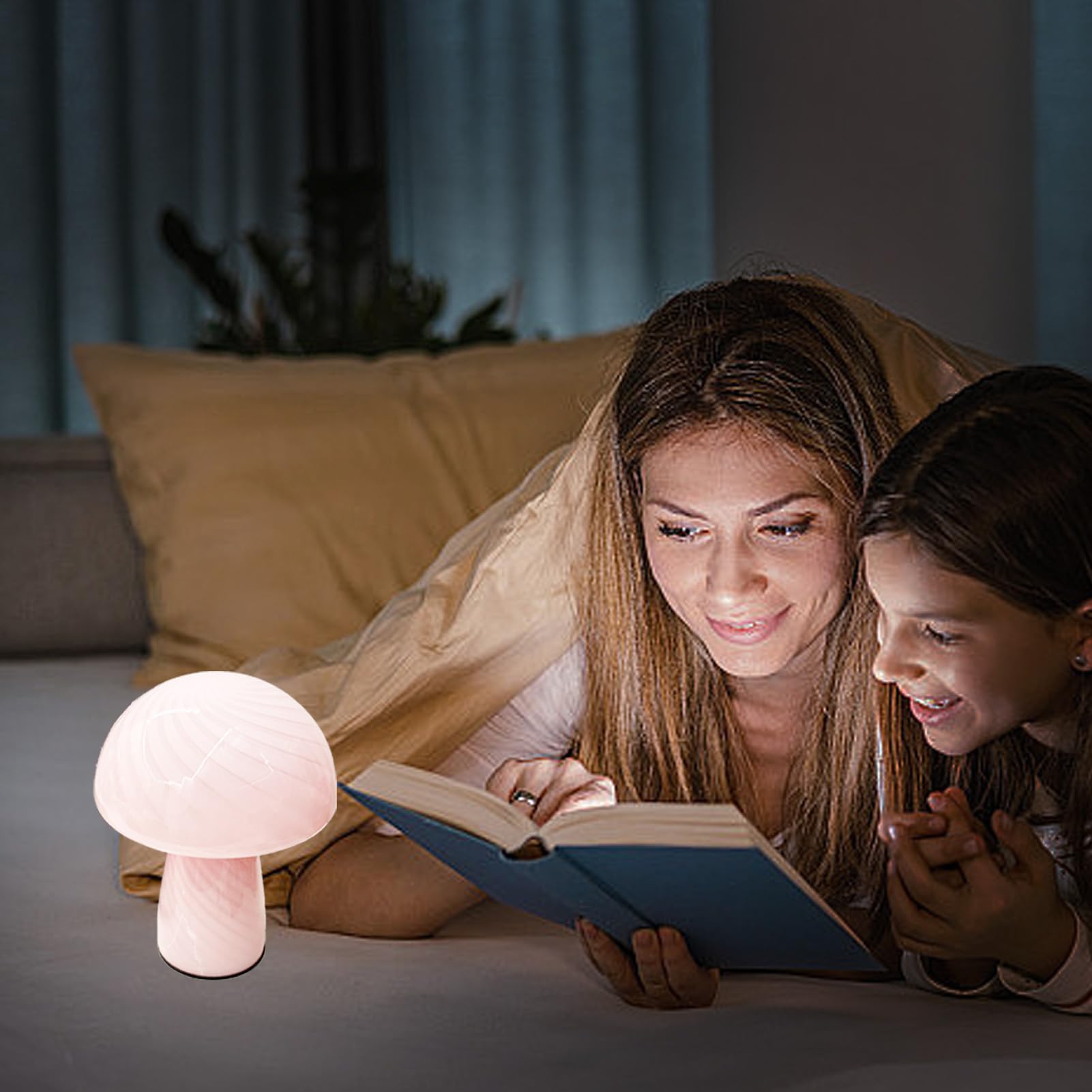 Generisch Lampe champignon pour chambre, veilleuse champignon, couleur de