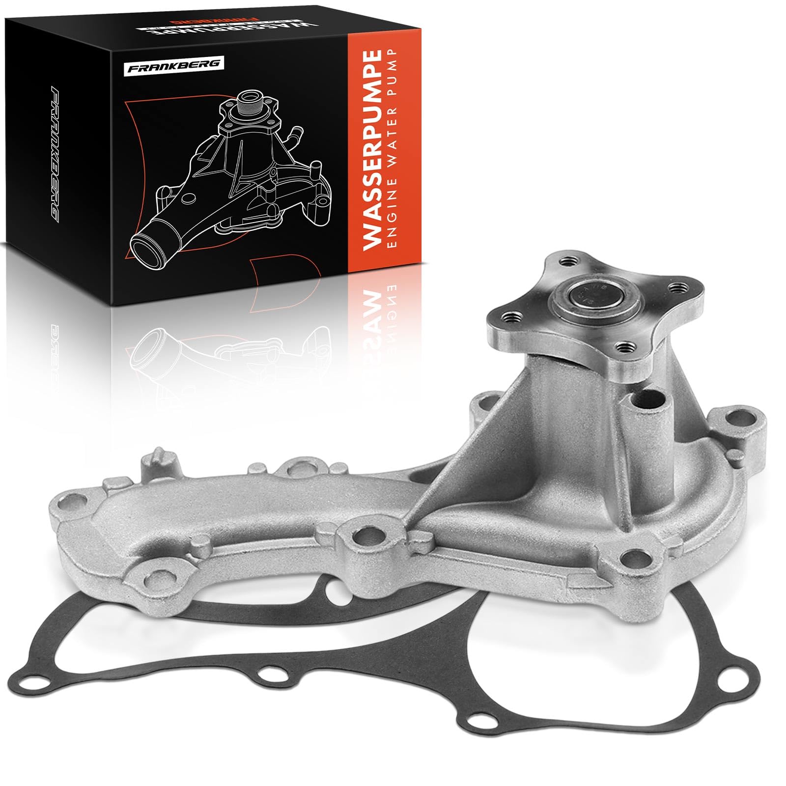 Frankberg Wasserpumpe Kompatibel mit Almera II N16 1.5L 1.8L 2000-2006 Almera Tino V10 1.8L 2000-2006 Primera P11 1.6L 1.8L 1996-2001 Benzin Replace# 210104M525