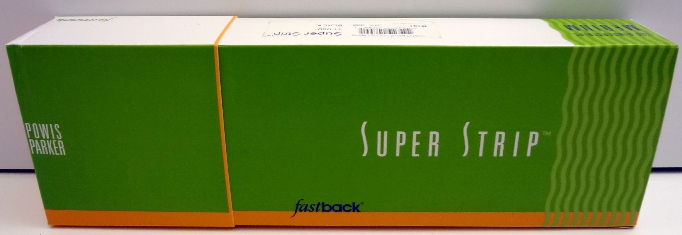 Powis Parker Fastback Super Strip 100 Medium Black 11" Model M101 Binderstrips