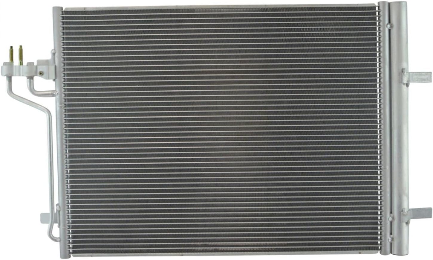 A/C Condenser and Receiver Drier Assembly Compatible with 2014-18 Ford Transit Connect 2015-18 Focus ST L4 2.0L Turbo