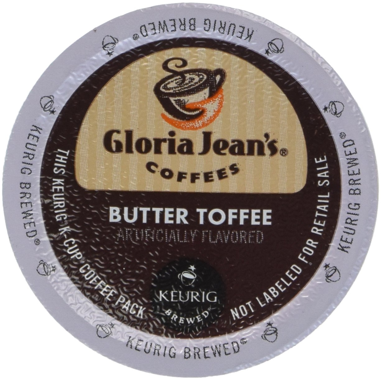 Keurigk Cup Gloria Jeans Butter Toffee Coffee 24 K Cups