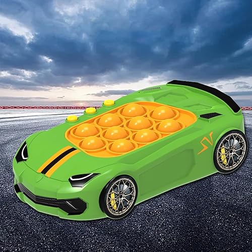 Miniatura 6 de UXSIO Juego de burbujas de empuje rápido, juguete ligero para ansiedad, máquina de juego de mano para niños, 4 modos de juguetes de burbujas para el