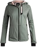 Womens Softshell Jacket - Lightweight Terry Fleece Hoodies for Women Water Resistant Zip Up Womens Windbreaker Jacket
