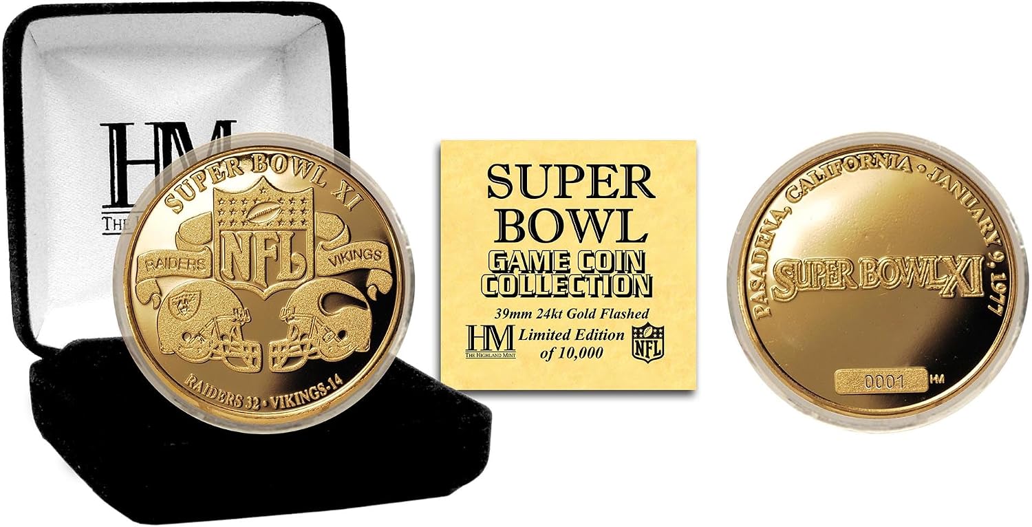 Highland NFL Super Bowl II Flip Coin