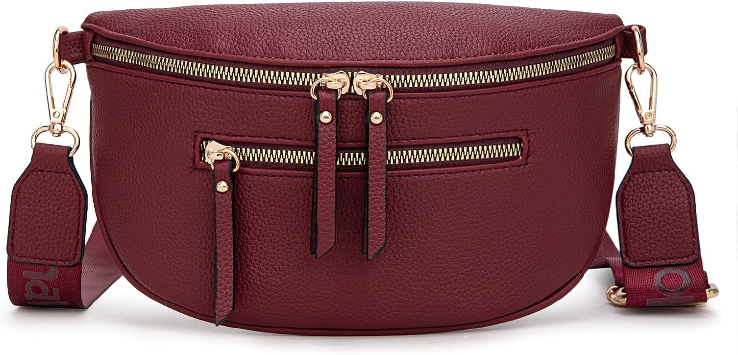 Montana West Crossbody Bags for Women Bum Bag Sling Purse with Adjustable Strap