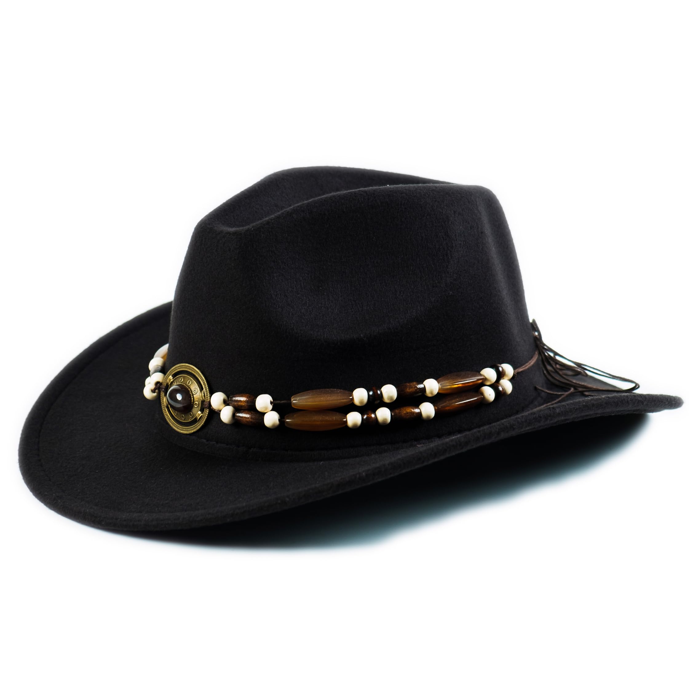 Chokore Tibetan Cowboy Hat - Black
