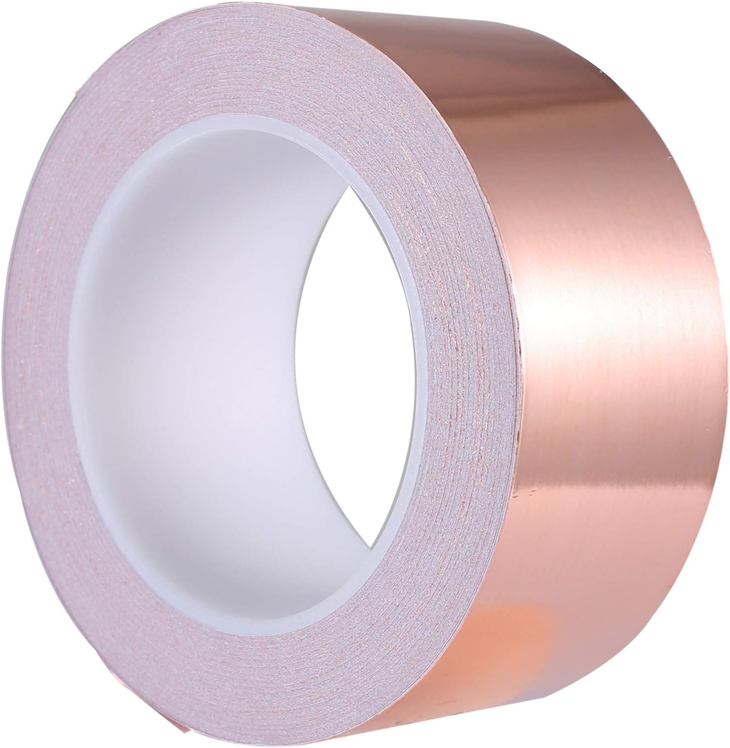 Zalava Copper Foil Tape 27yards X 2 inch Strong Adhesive Copper Foil Sheet EMI Shielding for Guitar and Slug Repellent Crafts Decorations Electrical Repairs Extra long