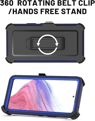 Miniatura 2 de AICase for Galaxy A53 5G Case, Heavy Duty Drop Protection Full Body Rugged ShockproofDust Proof Military Protective Tough Durable Phone Cover for