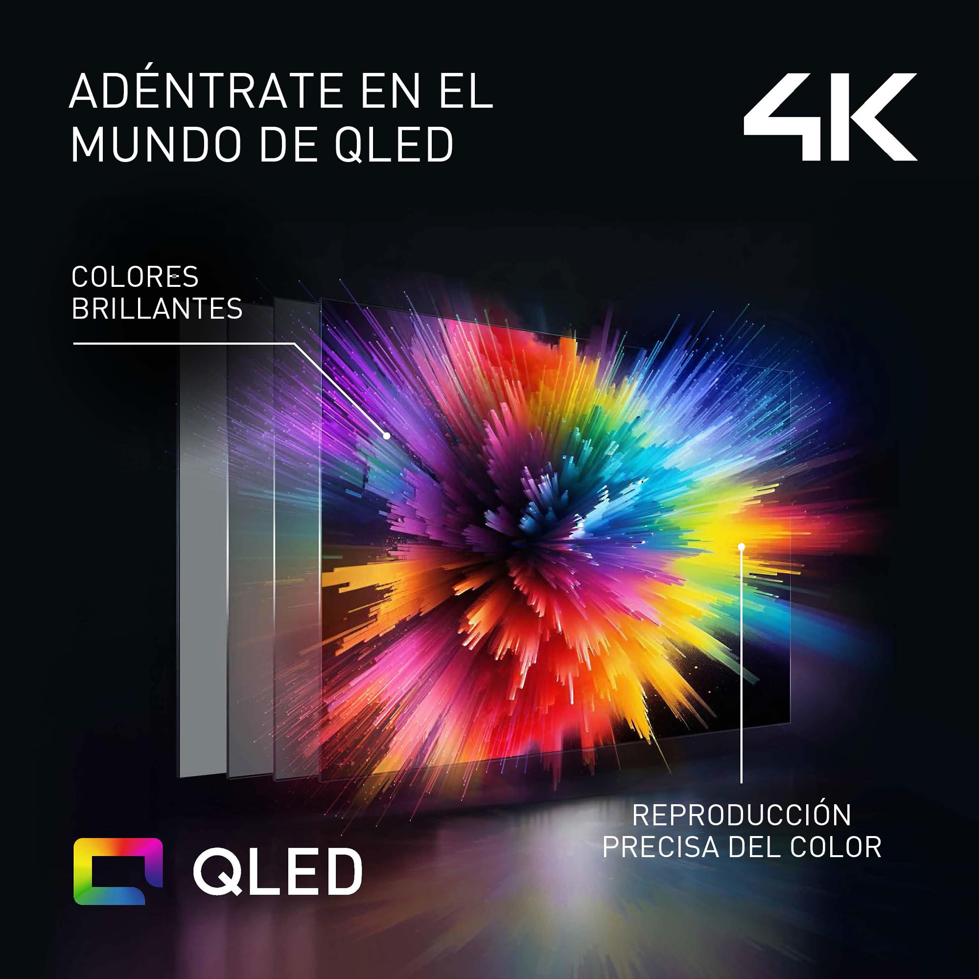 Panasonic Premium TV-43W85BEZC, Serie W85B, 43 Pulgadas, Smart TV 4K Ultra HD QLED, 120 Hz, Fire TV, Dolby Vision y Atmos, Modo Juego Extremo, Compatible con Alexa, Apple, Bluetooth, Negro