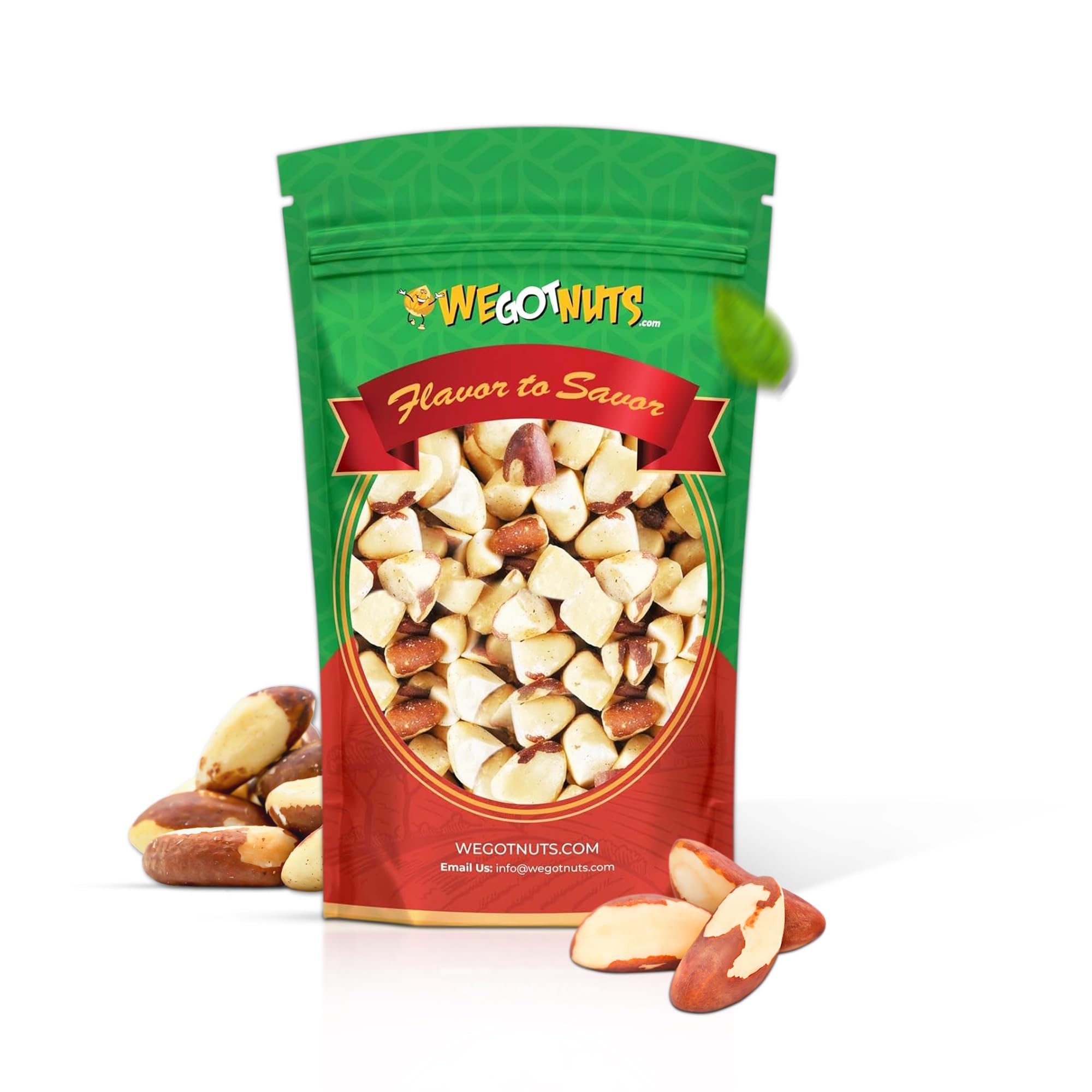 Raw Brazil Nuts Halves - 3 Pounds,(48oz) - Natural, Unsalted, Shelled, No Preservatives, Kosher Certified- Natural, Fresh, Healthy Diet Snacks for Kids and Adults by We Got Nuts