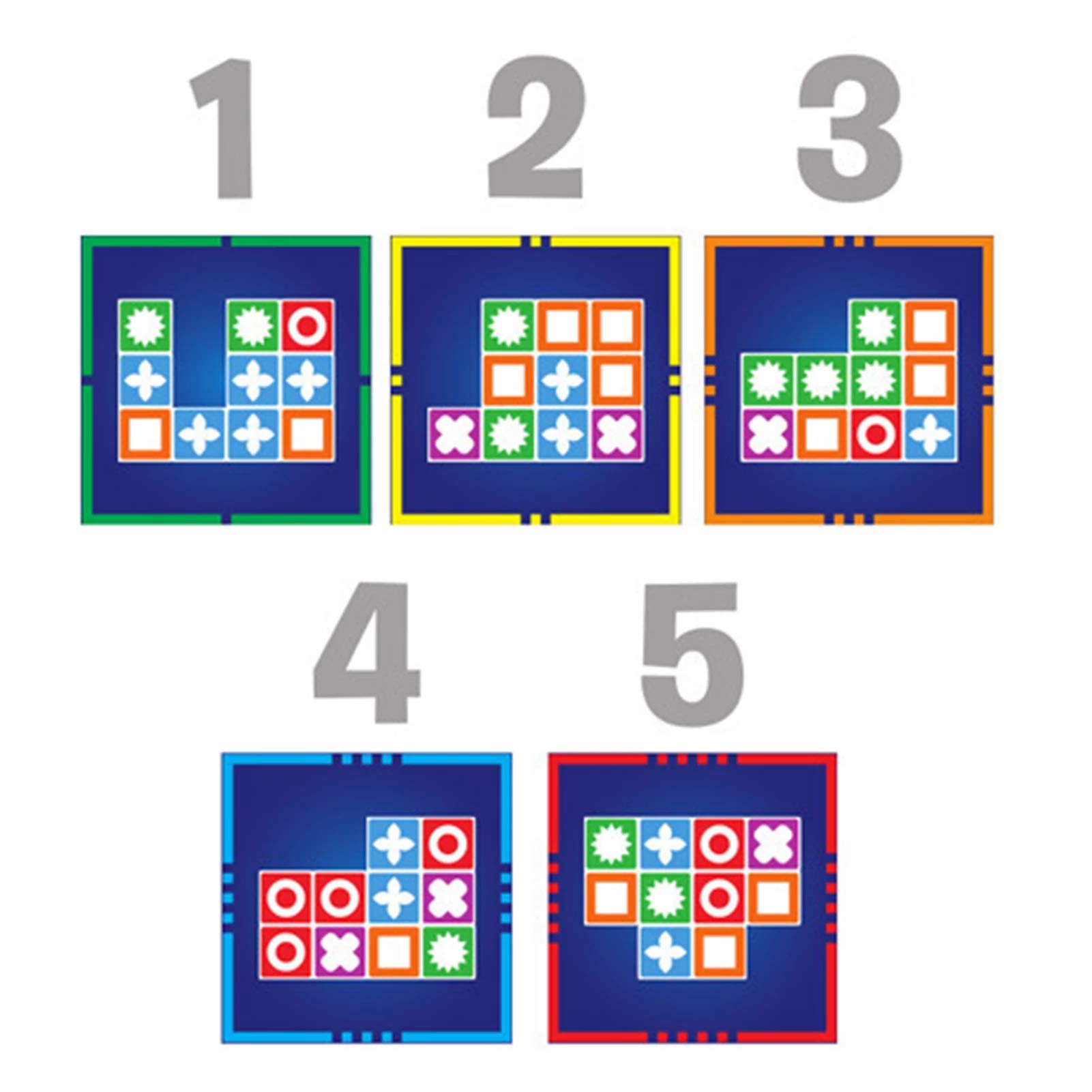 BAYDELKU Matching Game Puzzle Board Game Kit Puzzle Building Cubes Toys