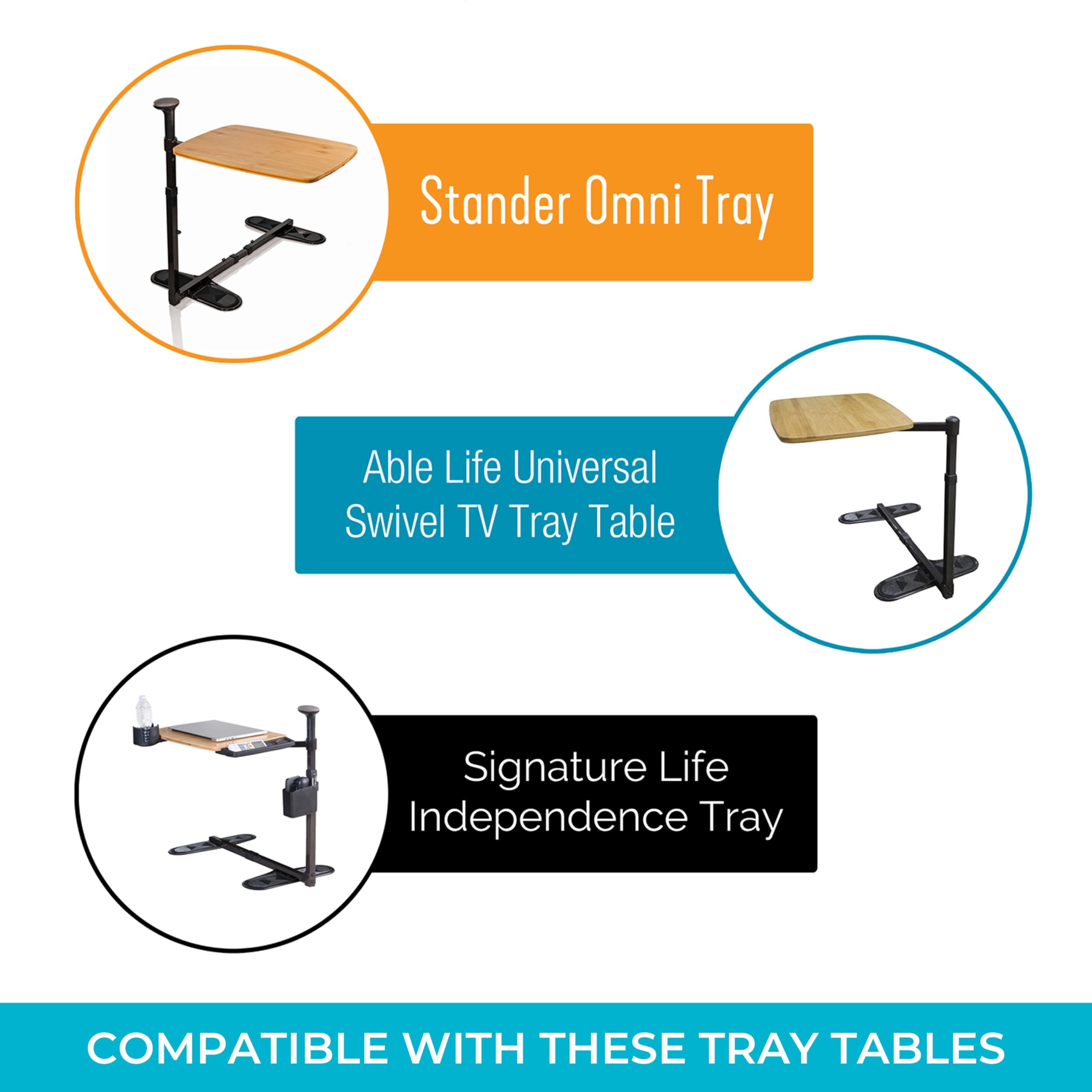 Stander Base Tube Organizer Accessory for Omni Tray, Organizer Zubehörteil