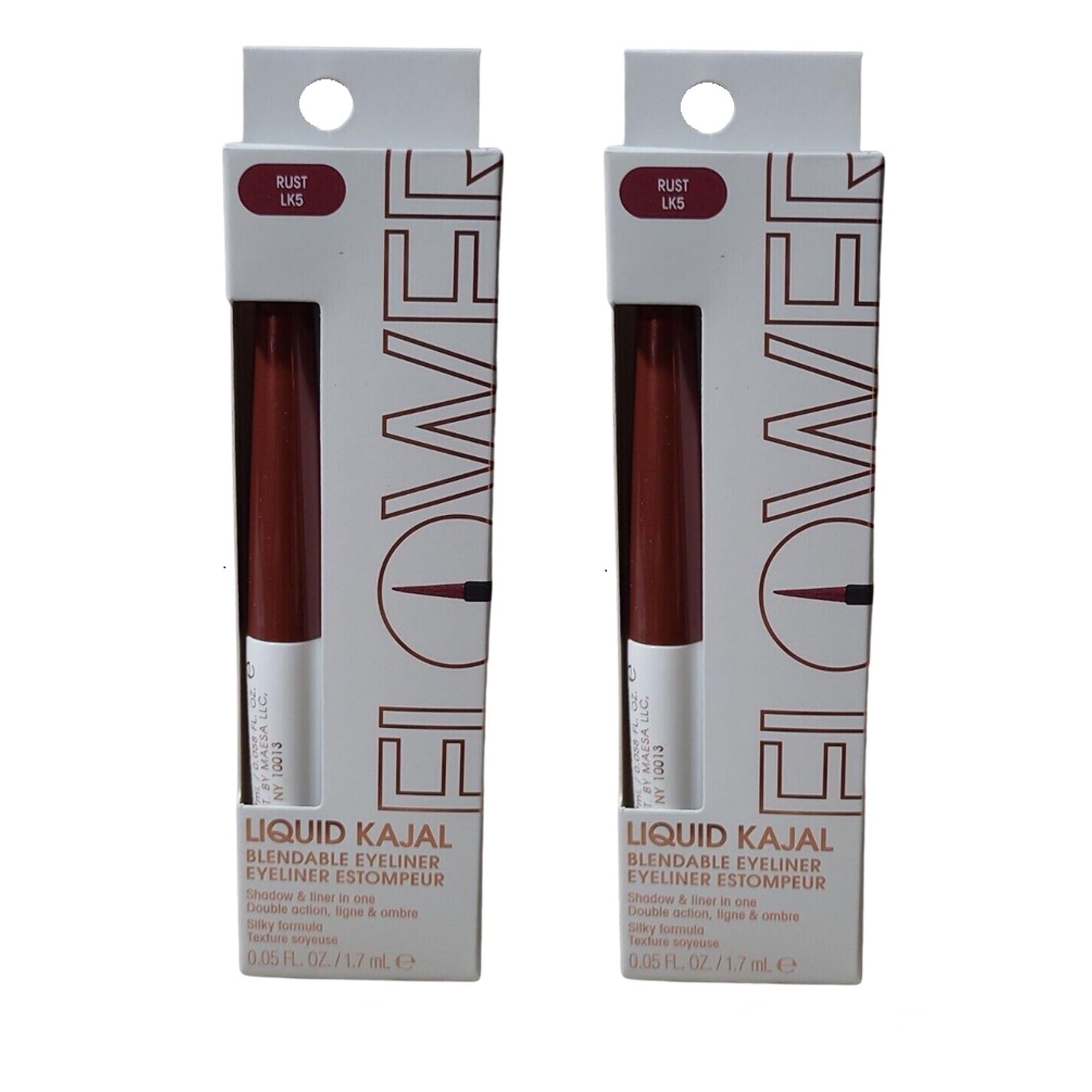 Pack of 2 Flower Beauty Liquid Blendable Eyeliner, Rust LK5