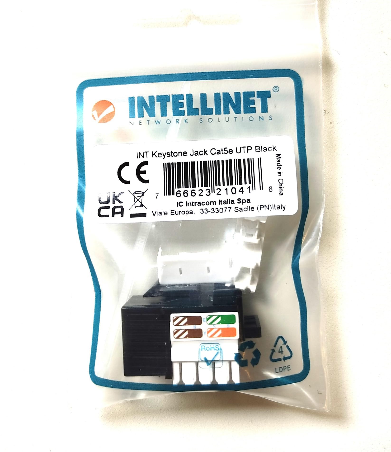 Frutto Rj45 FTP Schermata Cat.6a Compatibile Vimar Idea Presa - Foto 7