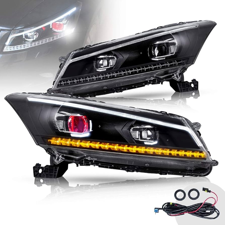 Amazon.com: VLAND LED Projector Headlights Assembly for