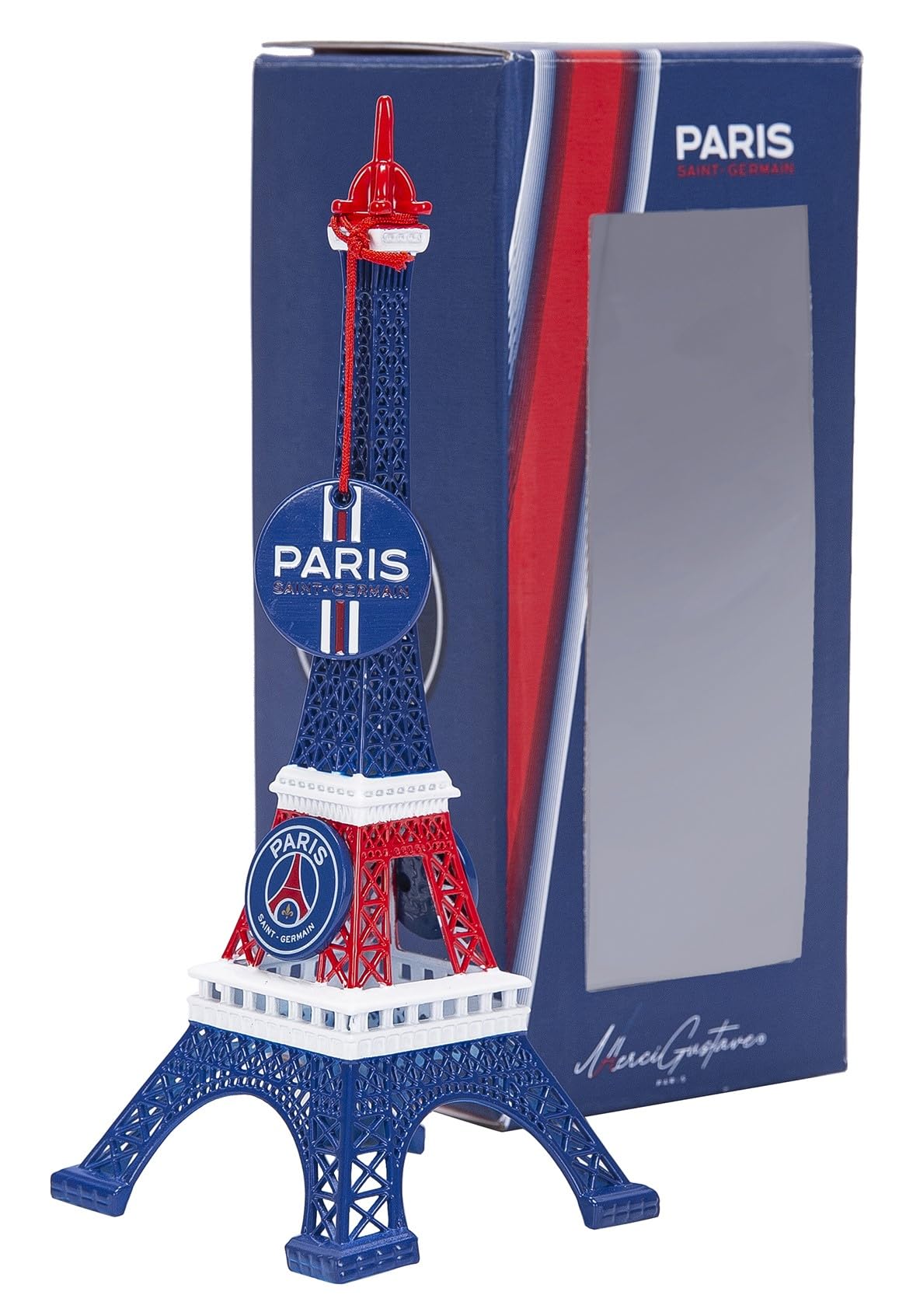 PARIS SAINT GERMAIN Eiffelturm PSG – Danke Gustave – nummeriert – Offizielle Kollektion 15,5 cm
