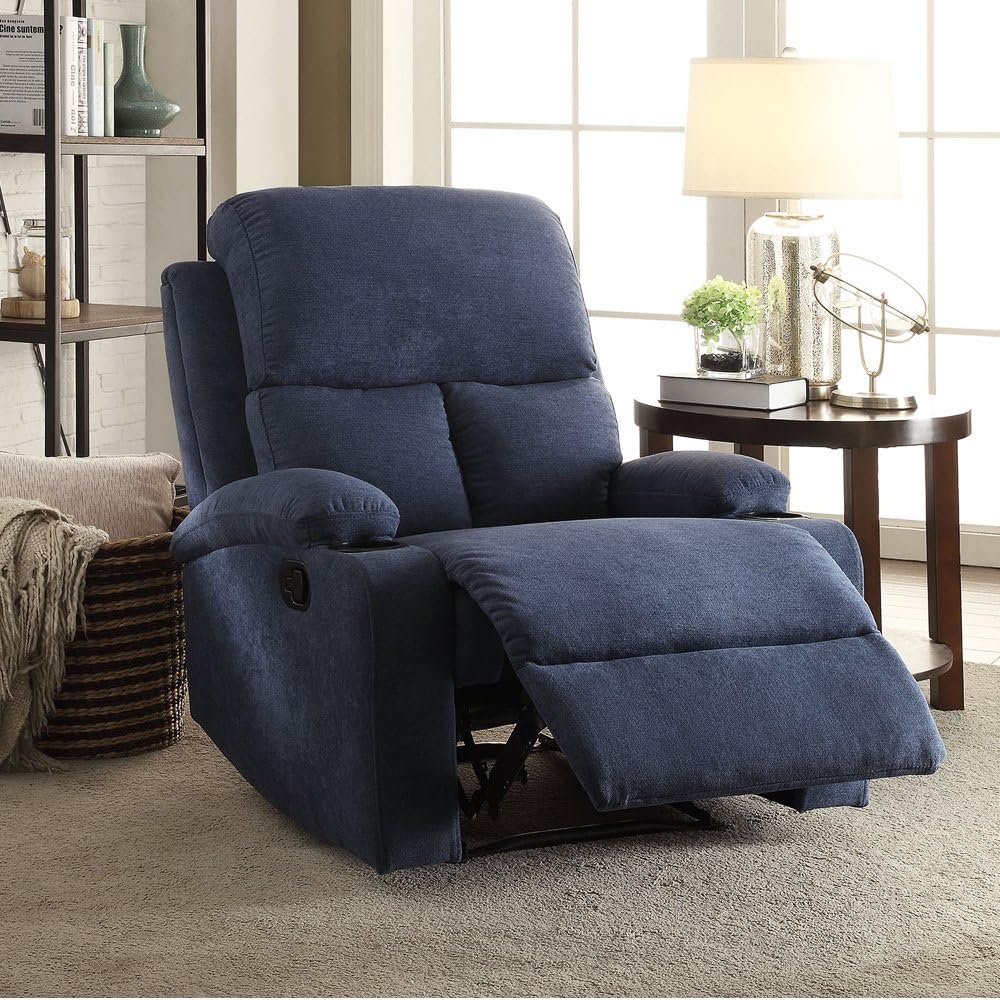 Auspicious Single Seater Recliner (Blue)