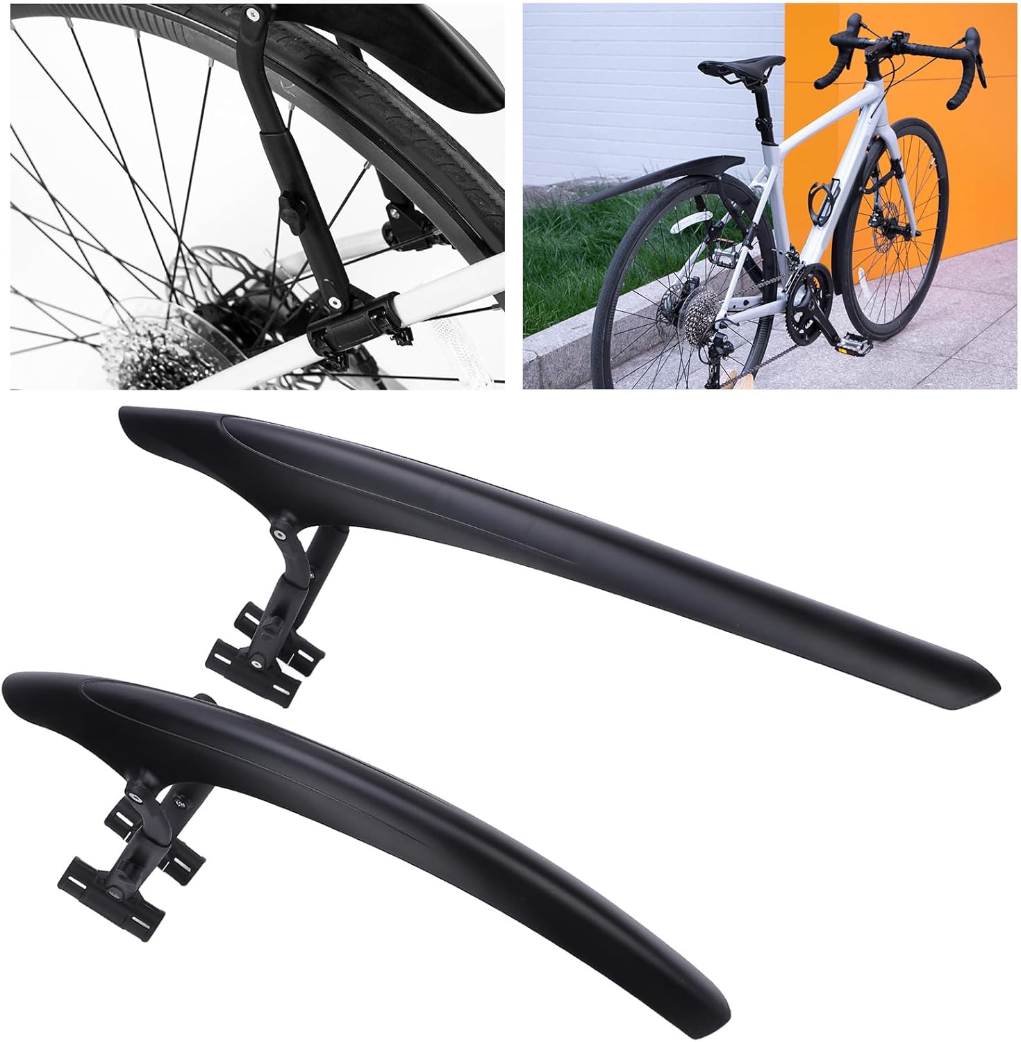 Road Cycle Mudguard Quick Release Lightweight Adjustable Mud Guard Protector 700C Cycle Splash Guard