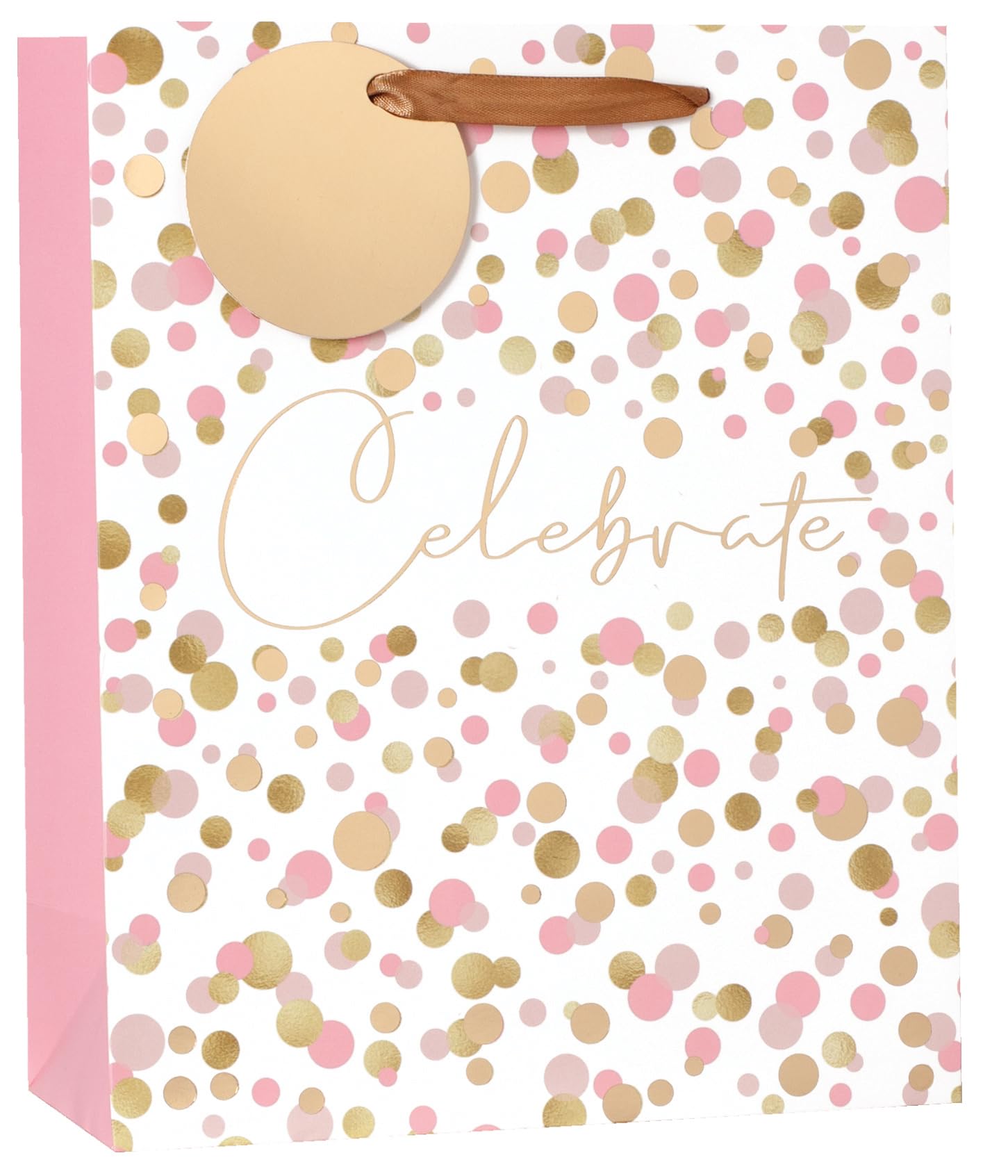 AbbeyShake gift bags large size multidesign - Pack of 6 (Golden Celebrate)