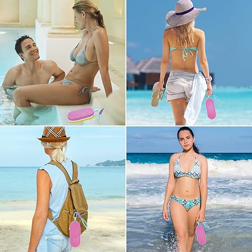 Miniatura 7 de Funda protectora de silicona con orificio de drenaje para gafas de natación, regalos perfectos para nadadores