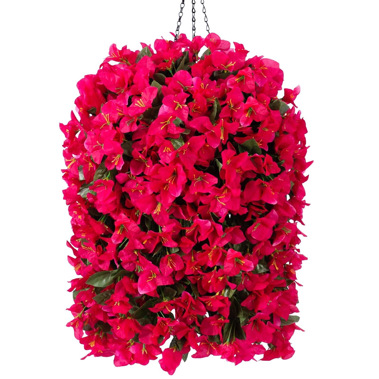 INSPRING Artificial Bougainvillea Faux Flowers Plants Baskets